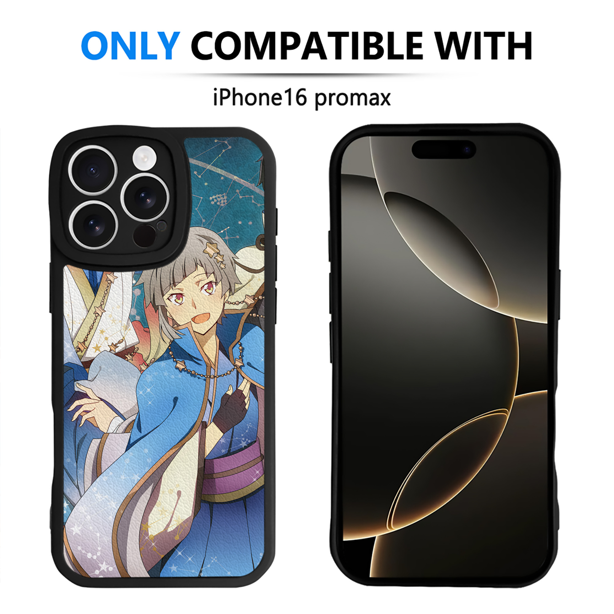 （画像用） 文豪ストレイドッグス Bungo Stray Dogs 【iPhone 16シリーズ対応】シリコンスマホケース（レザー調） 材質：シリコン